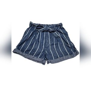 Universal Thred Striped Paperbag Shorts, Size S